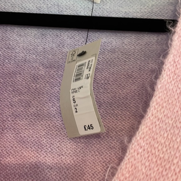 River Island Rainbow Cardigan Size Small NWT - Picture 3 of 6